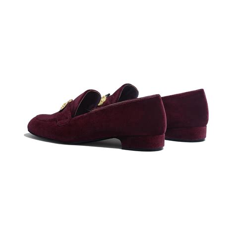 chanel 19 burgundy|chanel burgundy loafers.